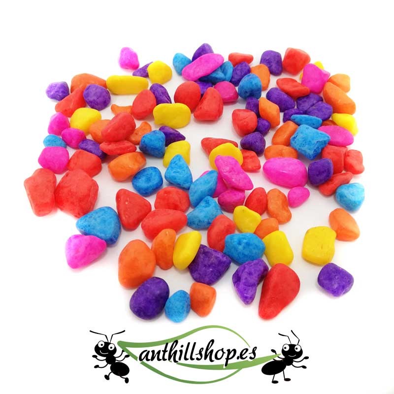 DECORATIVE COLORED STONES 100 gr