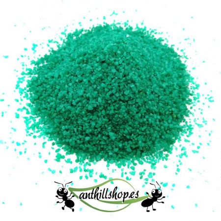 Decorative green quartz sand for anthills
