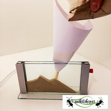 Kit hormigueros sandwich con caja de forrajeo de cristal 2