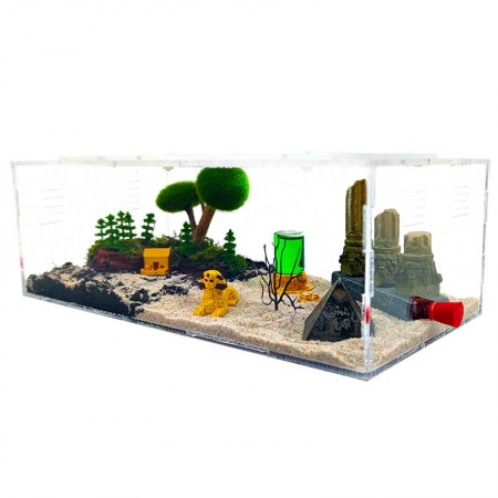 caja de forrajeo 30x15x10 con decoración 2