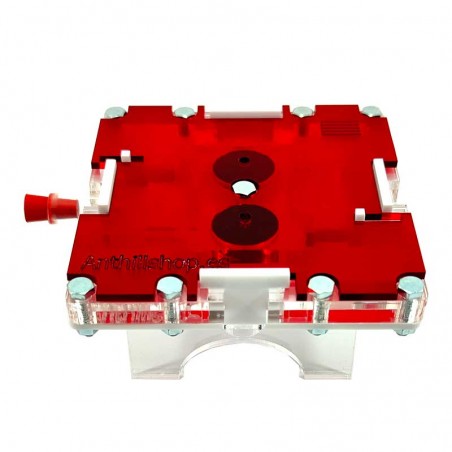 tapa roja protectora del hormiguero 10x10cm